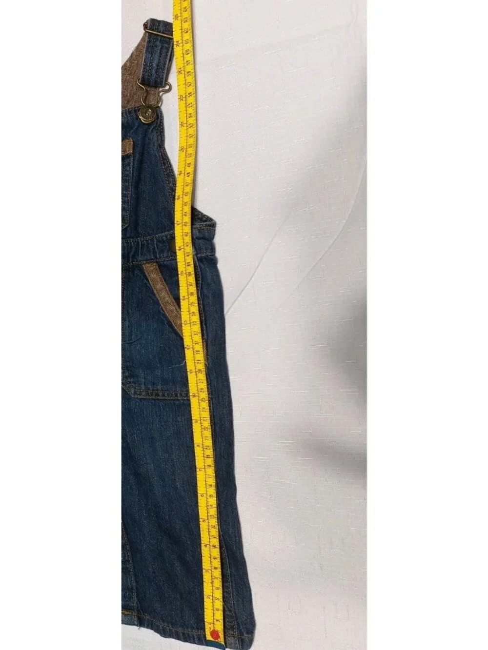 Gymboree Boys 12-18M Fox Denim Overalls 2013 Vintage Bibs